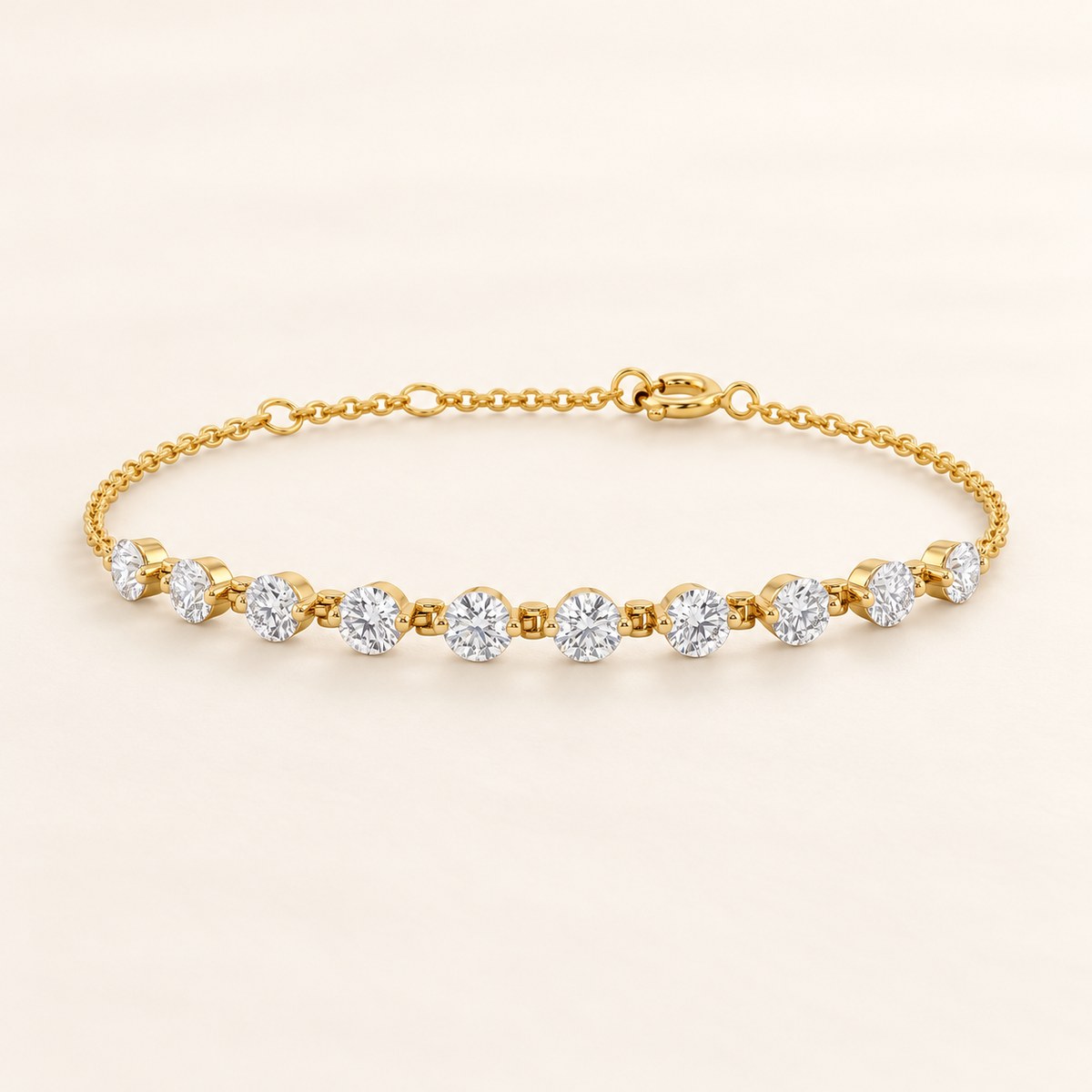 Graduated Diamond Bracelet 1.09 CTW