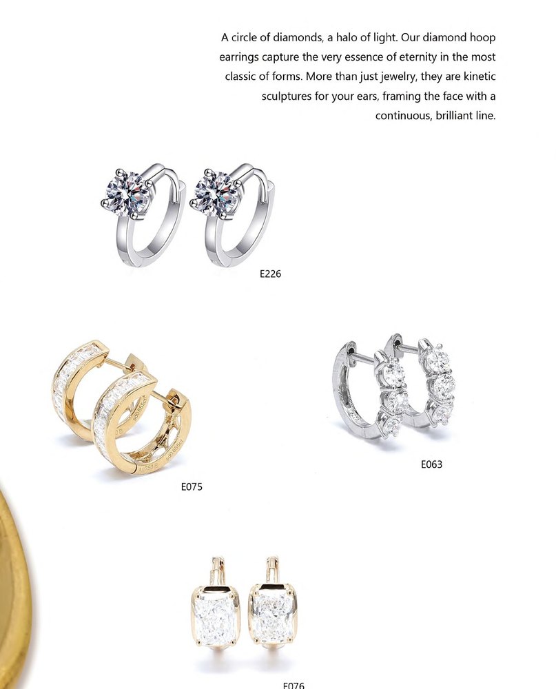 Diamond Hoops lab-grown diamond jewelry quote direction