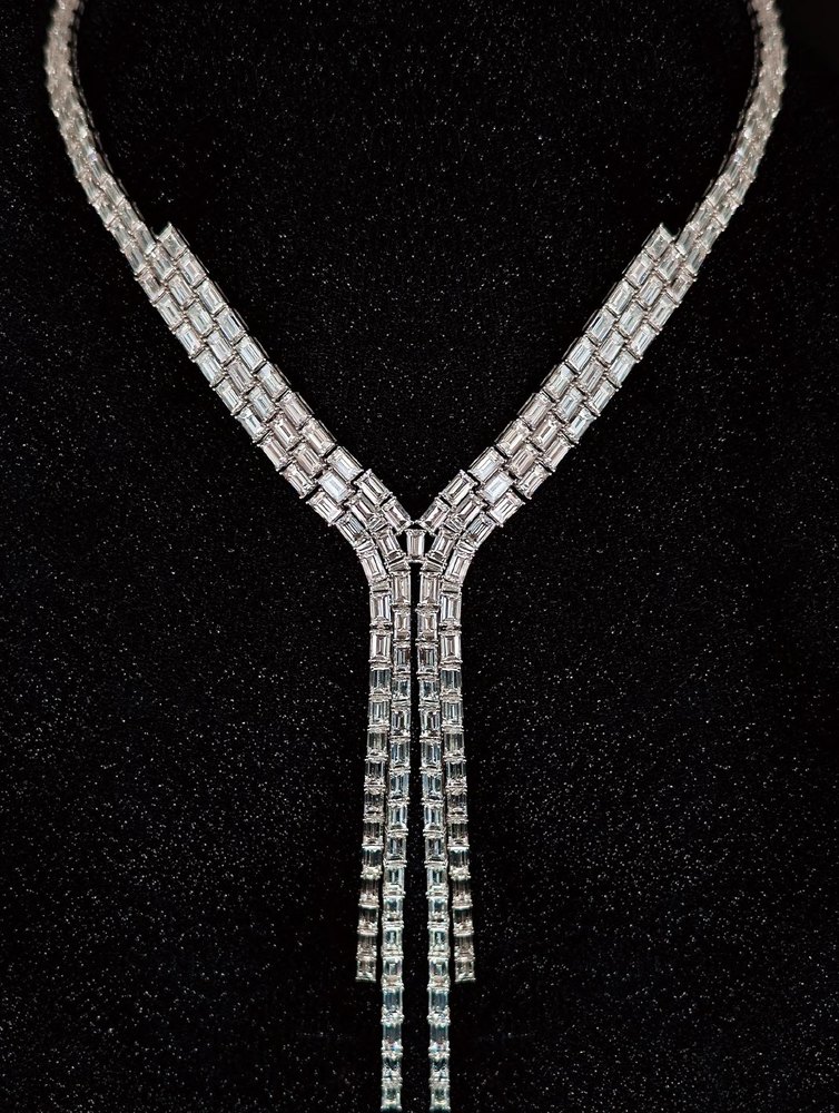 Statement Necklace lab-grown diamond jewelry quote direction