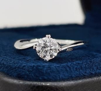 NKGEM petite lab-grown diamond gift ring worn style reference